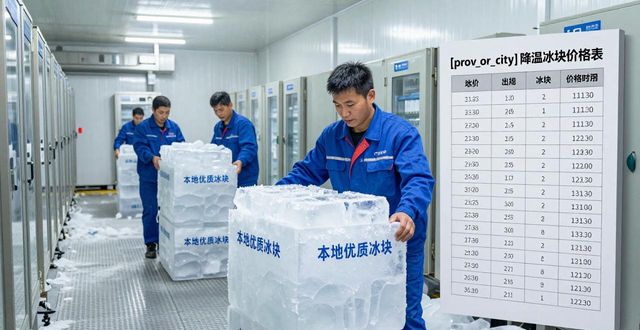 广州番禺区降温冰块多少钱一吨？本地制冰厂报价来了