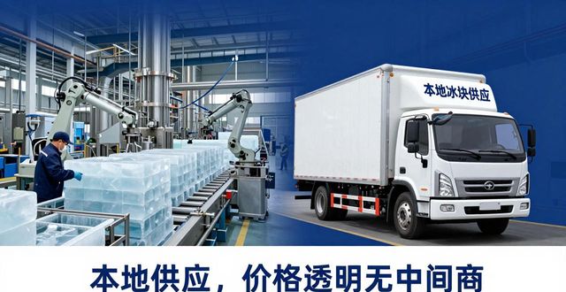 工业冰块选广州番禺区本地供应，价格透明无中间商